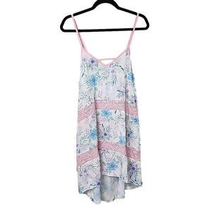 Breaking Waves Swimwear Tropical Floral Swim Dress Coverup Junior XS, NWT